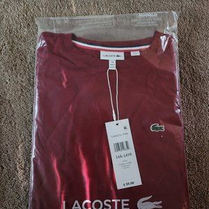 Burgundy Lacoste boys shirt